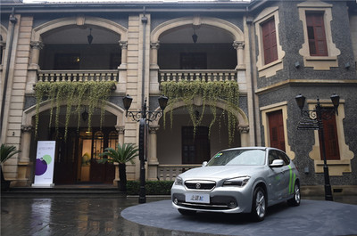 携手EVCARD开启分时租赁 150辆之诺1E纯电动汽车布局上海中心城区高档物业